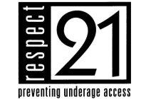 RESPECT 21 PREVENTING UNDERAGE ACCESS