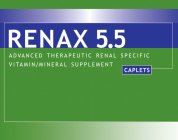 RENAX 5.5 ADVANCED THERAPEUTIC RENAL SPECIFIX VITAMIN/MINERAL SUPPLEMENT CAPLETS