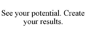 SEE YOUR POTENTIAL. CREATE YOUR RESULTS.