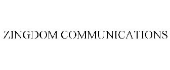 ZINGDOM COMMUNICATIONS
