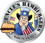 UNCLE'S HAMBURGERS MADE IN AMERICA