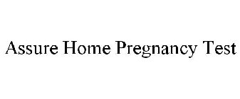 ASSURE HOME PREGNANCY TEST
