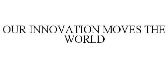 OUR INNOVATION MOVES THE WORLD