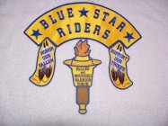 BLUE STAR RIDERS FALLEN AND WOUNDED WARRIOR TORCH