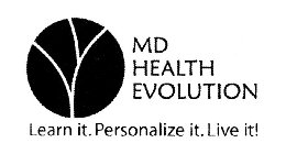 MD HEALTH EVOLUTION LEARN IT. PERSONALIZE IT. LIVE IT!