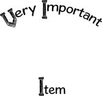 VERY IMPORTANT ITEM