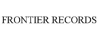 FRONTIER RECORDS