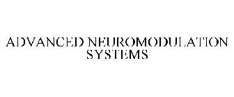 ADVANCED NEUROMODULATION SYSTEMS