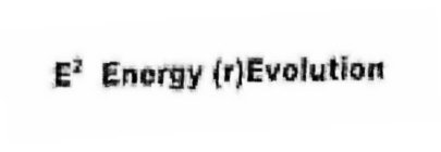 E2 ENERGY (R)EVOLUTION