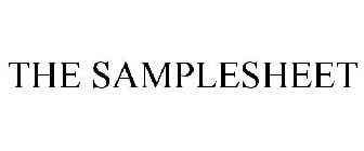 THE SAMPLESHEET