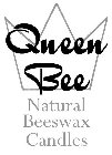 QUEEN BEE NATURAL BEESWAX CANDLES