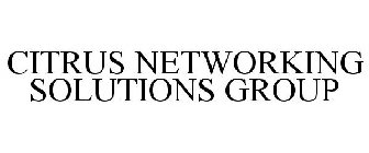 CITRUS NETWORKING SOLUTIONS GROUP