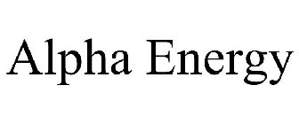 ALPHA ENERGY