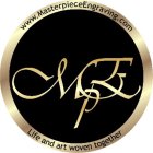 WWW.MASTERPIECEENGRAVING.COM MPE LIFE AND ART WOVEN TOGETHER