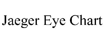 JAEGER EYE CHART