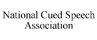 NATIONAL CUED SPEECH ASSOCIATION