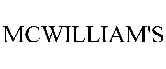 MCWILLIAM'S