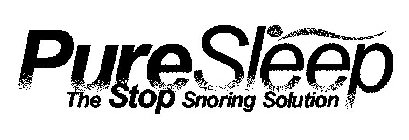 PURE SLEEP THE STOP SNORING SOLUTION
