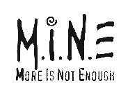 M.I.N.E MORE IS NOT ENOUGH