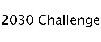 2030 CHALLENGE