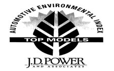 AUTOMOTIVE ENVIRONMENTAL INDEX TOP MODELS J.D. POWER AND ASSOCIATES