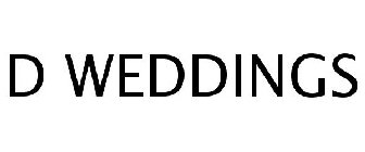 D WEDDINGS
