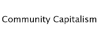 COMMUNITY CAPITALISM