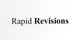 RAPID REVISIONS