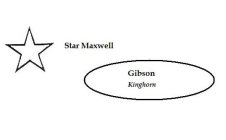 GIBSON STAR MAXWELL KINGHORN