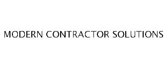 MODERN CONTRACTOR SOLUTIONS