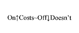 ON COSTS~OFF DOESN'T
