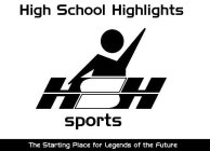 HIGH SCHOOL HIGHLIGHTS HSH SPORTS THE STARTING PLACE FOR LEGENDS OF THE FUTURE