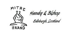 MITRE BRAND HENDRY & BISHOP EDINBURGH SCOTLAND