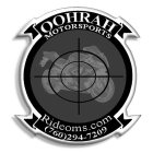 OOHRAH MOTORSPORTS RIDEOMS.COM (760) 294-7209