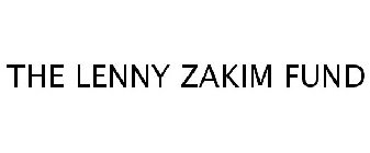 THE LENNY ZAKIM FUND