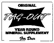 ORIGINAL TAG-OUT YEAR ROUND MINERAL SUPPLEMENT FOR DEER