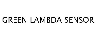 GREEN LAMBDA SENSOR