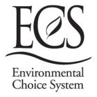 ECS ENVIRONMENTAL CHOICE SYSTEM