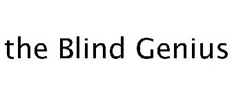 THE BLIND GENIUS