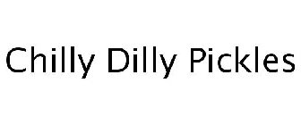 CHILLY DILLY PICKLES