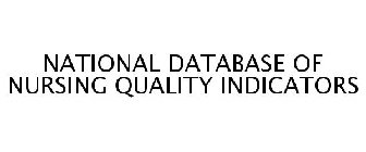 NATIONAL DATABASE OF NURSING QUALITY INDICATORS