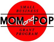 SMALL BUSINESS MOM AND POP GRANT PROGRAM