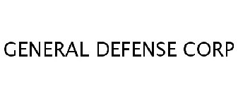 GENERAL DEFENSE CORP