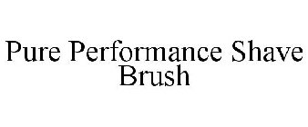 PURE PERFORMANCE SHAVE BRUSH