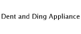 DENT AND DING APPLIANCE