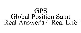 GPS GLOBAL POSITION SAINT 