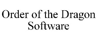 ORDER OF THE DRAGON SOFTWARE