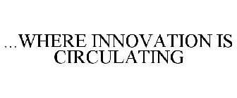 ...WHERE INNOVATION IS CIRCULATING