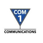 COM1 COMMUNICATIONS