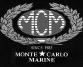 MCM MONTE CARLO MARINE SINCE 1985